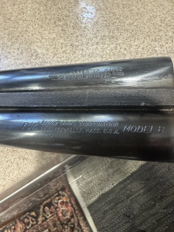 Cañón escopeta Fox Savage modelo B calibre 12 Chicopee Falls Foto 1 de 4