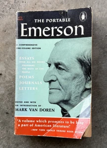 Portable Emerson Essays Form all His Books Poems Journals Letters - Imagen 1 de 3