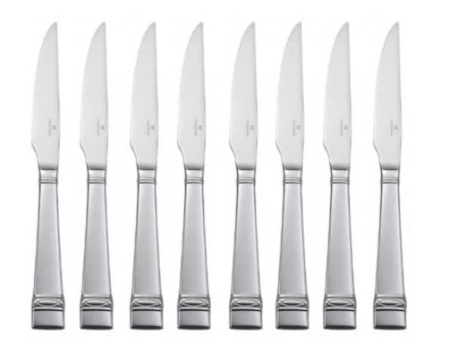 Oneida Wedgwood Oberon 8 Steak Knives