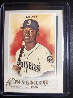 2020 Topps Allen and Ginter #159 Kyle Lewis Rookie Card - Image 1 of 2