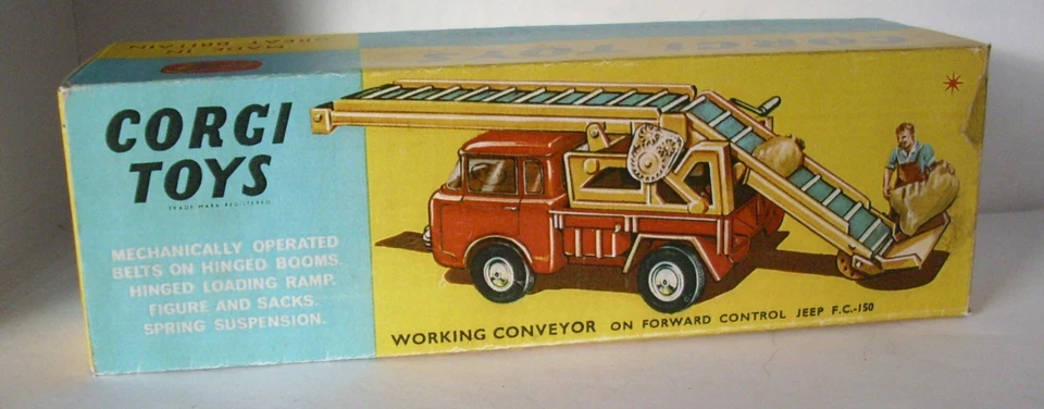 Repro Box Corgi Nr. 64 Working Conveyor on Forward Control Jeep FC 150 - Bild 1 von 1