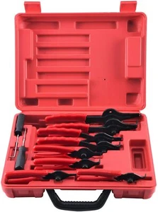 New Snap Ring Plier Set Tools Circlip Retaining Clip Car Truck Motorcycle w/Case - Bild 1 von 9