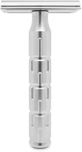 SYNTESI Double Edge Safety Razor, CNC Machined STAINLESS STEEL, Made in Italy - Picture 1 of 21