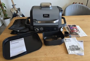 Elektro-Tischgrill Ninja Woodfire Electric BBQ Grill & Smoker + Sonderzubehör - Bild 1 von 13