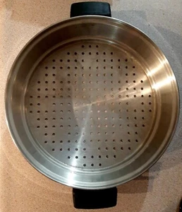 Stainless Steel 11" (10-1/4) Steamer Strainer Insert Pan Handles Revere Ware? - Picture 1 of 8