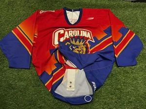 AUTHENTIC BAUER CAROLINA MONARCHS AHL 1996 HOCKEY JERSEY SZ 56 Stipped Game Worn - Picture 1 of 9