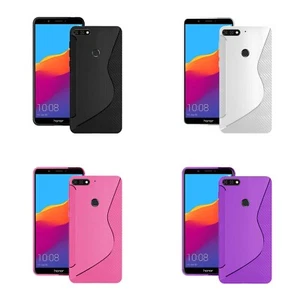 For Honor 7C Case Silicone Gel Skin Tough Shockproof Phone Cover - Picture 1 of 7