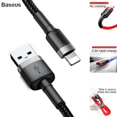 2PCS Charging Data Cable Charger for iPhone SE XS 11 12 13 14 Pro Max 8 7 6 Plus - Image 1 of 4