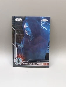 2023 Topps Star Wars Chrome Black Wave Refractor Parallel #72 Emperor Palpatine - Picture 1 of 2