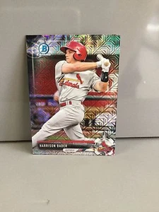 2017 Bowman Chrome Harrison Bader St. Louis Cardinals Refractor #BCP143 - Picture 1 of 2