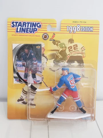 Wayne Gretzky New York Rangers Starting Lineup Action Figure NHL NIB '98 Exc Cnd Cover