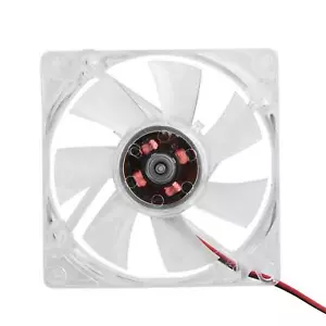 (blue)80mm PC Case Fan - LED Light 12V 4Pin Chassis Cooling Fans - Fast - Picture 1 of 3