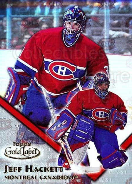 2000-01 Topps Gold Label Class 1 #9 Jeff Hackett - Image 1 of 1