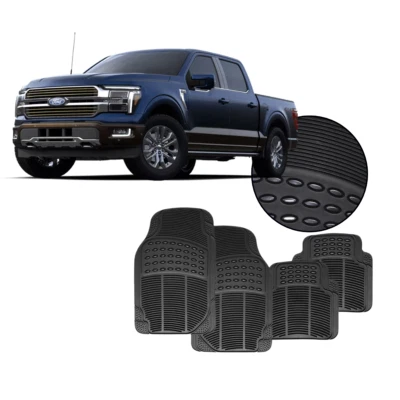 Juego completo de 4 alfombrillas coche ALTA DURABILIDAD PARA FORD SERIE F AUTO Foto 1 de 4