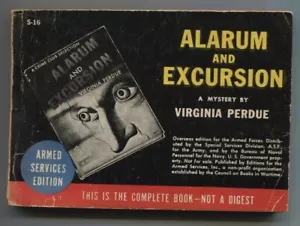 ALARUM UND EXKURSION Geheimnis von Virginia Perdue Armed Services Edition S-16 - Bild 1 von 2