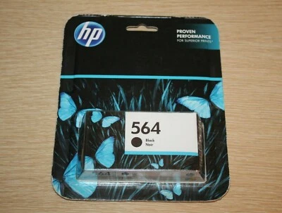 Cartuchos de tinta negra originales HP 564 en embalaje OEM exp. 03/18 Foto 1 de 3