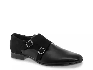Man's Dress Shoes Adolfo Monk Strap Slip - Picture 1 of 7