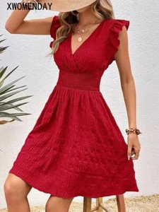 Elegant short dresses fashion occasion summer clothes for women 2024 - Picture 1 of 26