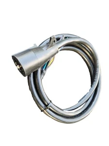 Conector estilo hoja Hopkins de 7 vías con cable moldeado - extremo de remolque - 8' L, 20041 - Imagen 1 de 5