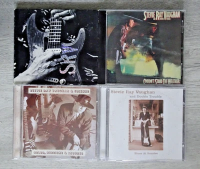 Stevie Ray Vaughan  CD Lot X4  Real Deal Hits  2 Blues at Sunrise Solos Sessions - Image 1 of 4