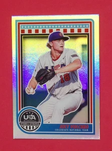 Joey Volchko 2025 Panini Stars-Stripes USA Baseball Refractor Rookie #20 - Picture 1 of 2