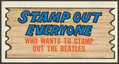 Tarjeta de placas individuales de 1964 vintage y muy rara de los Beatles # 40 - ¡casi como nueva! Foto 1 de 2