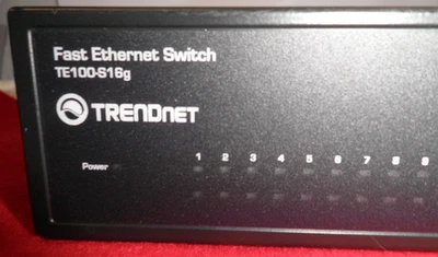TRENDnet TE100-S16g 16-Port 10/100Mbps GREENnet Metal Unmanaged Ethernet Switch - Image 1 of 4