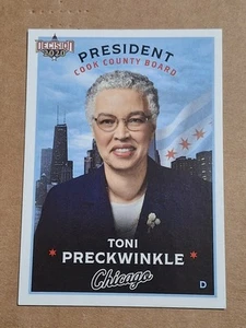 Tarjeta de político Toni Preckwinkle Decision 20 2020 #C-45 Democrat Chicago - Imagen 1 de 2