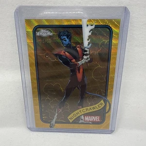NightCrawler #178 Gold Wave /50 - 2025 Topps Chrome Marvel - Foto 1 di 2