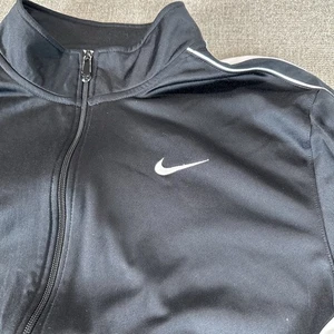 Giacca Nike Full Zip Track Nera e Bianca Tg L Corsa Atletica - Foto 1 di 9
