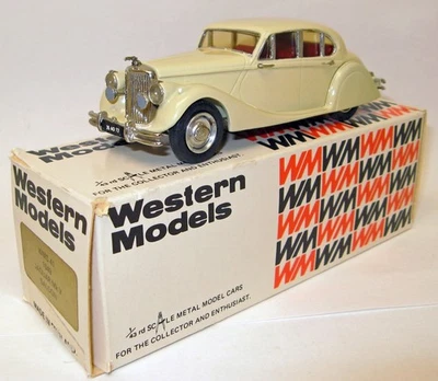 Jaguar MK V Sallon 1949 hecho a mano 1/43 modelos occidentales WMS 41 Inglaterra MB Foto 1 de 4