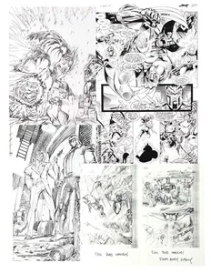 X-MEN LOTTO DI 15 💥 COPIE PRODUZIONE ANDY KUBERT💥 11x17 e 8x11 (una firmata)!! - Foto 1 di 22