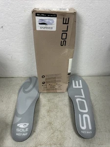 SUOLA Attiva Sottile Sollievo Fascite Plantare Supporto Arco Solette M 12 W 14 MET PAD - Foto 1 di 3