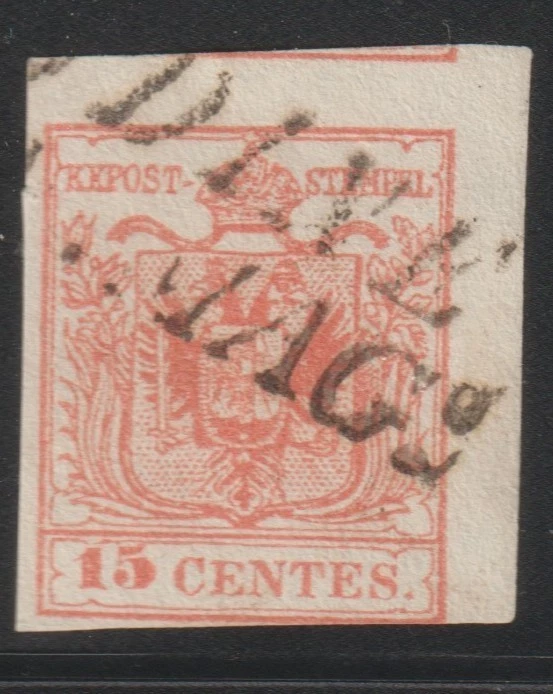 ANTICHI STATI LOMBARDO -VENETO 15 CENT   UDINE RIF 2107 - Immagine 1 di 1