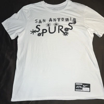 Nike San Antonio SPURS Filip Pagowski T-Shirt White Size Large  - Image 1 of 4