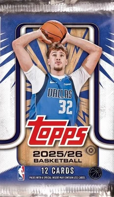 2025-26 TOPPS NBA BASKETBALL FACTORY SEALED HOBBY PACK UNSEARCHED BOX NEW STOCK! - image 1 of 4