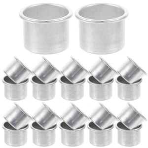  50 Pcs Metal Candle Inserts Portacandele Metallo Stand Di Metalliche - Foto 1 di 12