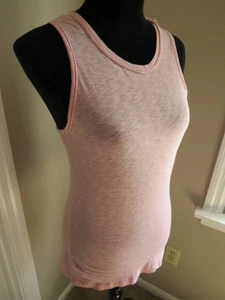 Neu mit Etikett Stateside $ 68 ärmelloses Oberteil kreiderosa Racerback-Gewebe - Größe XS - Bild 1 von 8