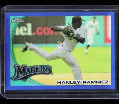 Hanley Ramirez 2010 Topps Chrome #153 Blue Refractor /199 - Image 1 of 2