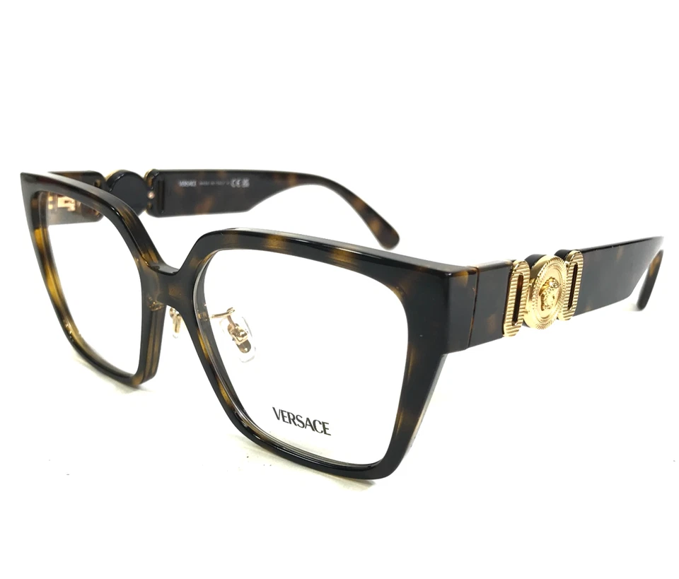 范思哲眼镜框 MOD.3371-D 108 玳瑁金蝴蝶 54-17-145 — 第 1/4 张图片