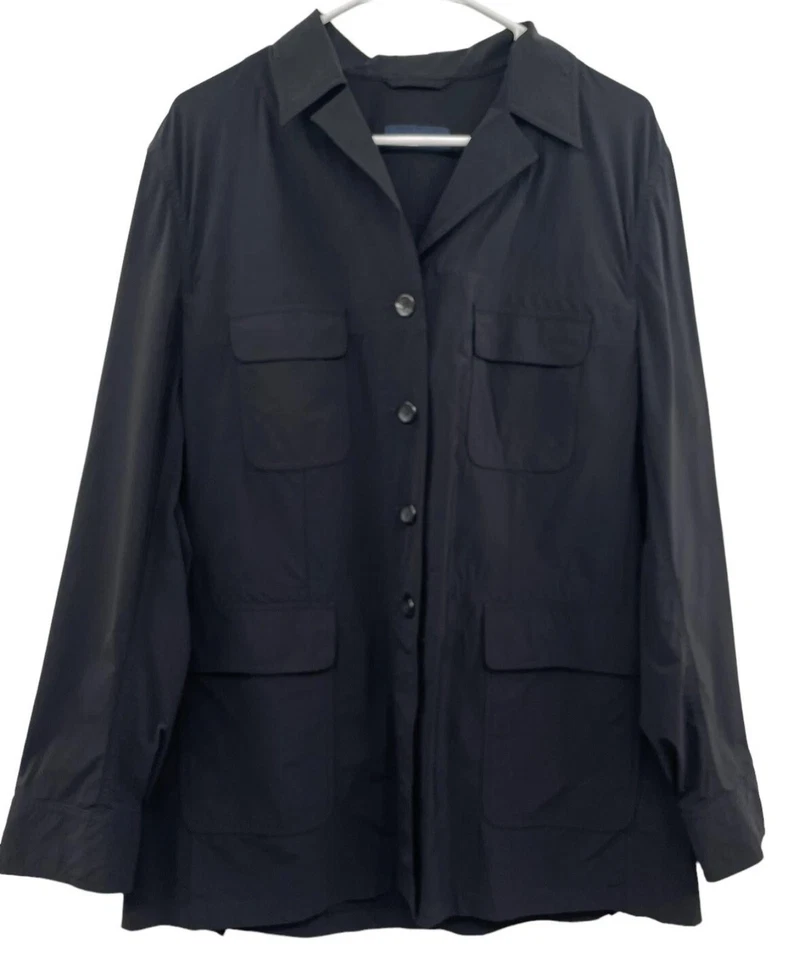 Piazza Sempione Jacket Womens IT 48 US 12 Safari Black Utility Italy - Image 1 of 4