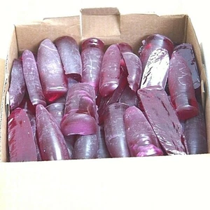 1000 Ct (200 gm) A-GRADE PIEGON RED RUBY ROUGH #5 LAB CREATED CORUNDUM GEMSTONE - Picture 1 of 2