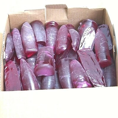 1000 Ct (200 gm) A-GRADE PIEGON RED RUBY ROUGH #5 LAB CREATED CORUNDUM GEMSTONE - Image 1 of 2