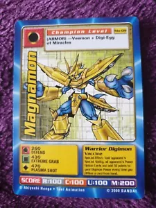 Digimon The Movie Promo 2000 - tarjeta - MAGNAMON nuevo estado paquete fresco - Imagen 1 de 1