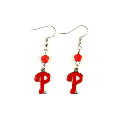 Philadelphia Phillies MLB Sophie Style Dangle Earrings Cover