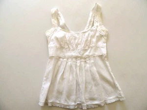 Henry Cotton´s Träger-Shirt Leinen gr: 34 Weiß - Bild 1 von 6