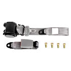 3 Point Retractable Car Safety Seat Belt Lap Diagonal Belt Adjustable Gray/black