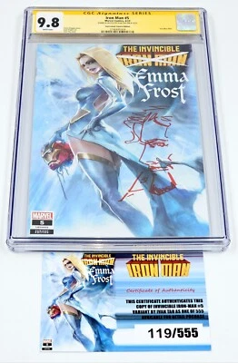 IRON MAN INVINCIBLE # 5 CGC SS 9.8  SIGNED & SKETCHED BY IVAN TAO - Image 1 of 4