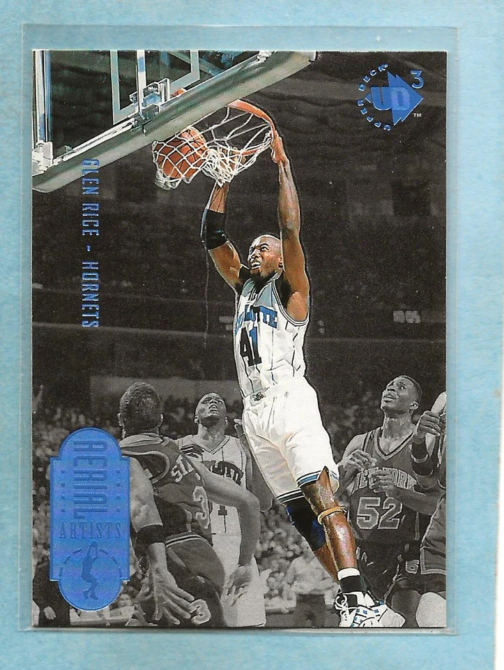 GLEN RICE - 1996-97 Upper Deck UD3 - #55 - Hornets - $1 Shipping - MINT  - Image 1 of 1