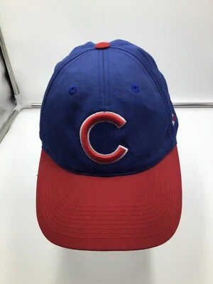 Gorra de béisbol Chicago Cubs azul/rojo ajustable de algodón con licencia MLB H9 Foto 1 de 4